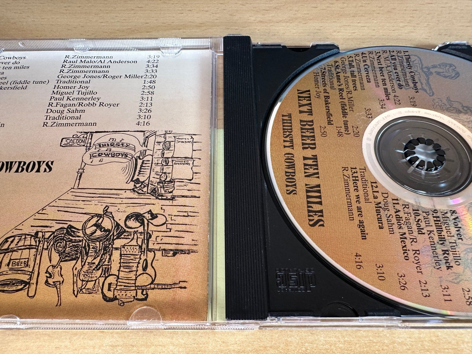 CD: Thirsty Cowboys - Next Beer Ten Miles – Usato da Rikon im Tösstal venduto da Alpenmutz 2