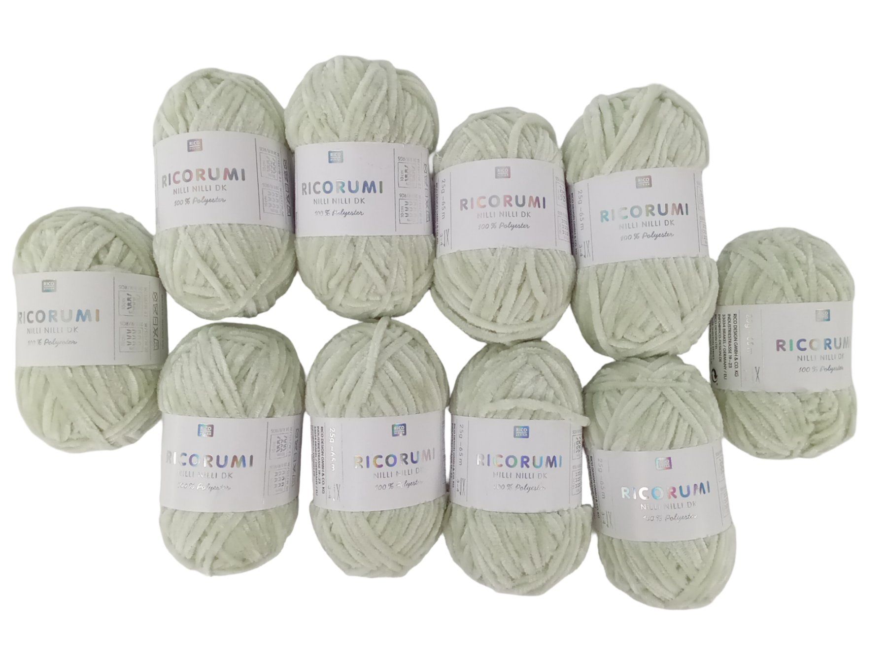 Wolle: RICO DESIGN flauschiges Garn Mint 10 Stk. – Neu (gemäss Beschreibung) aus Suhr von Restwert_Suhr 2