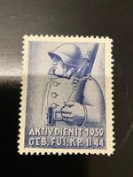 Soldatenmarke Geb Füs Kp II 44 ungestempelt