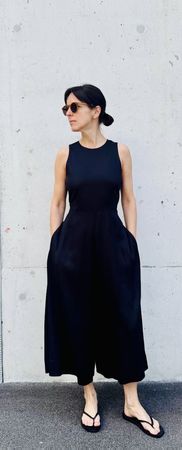 COS Jumpsuit Schwarz – Gr. 34 – Open Back / Culotte