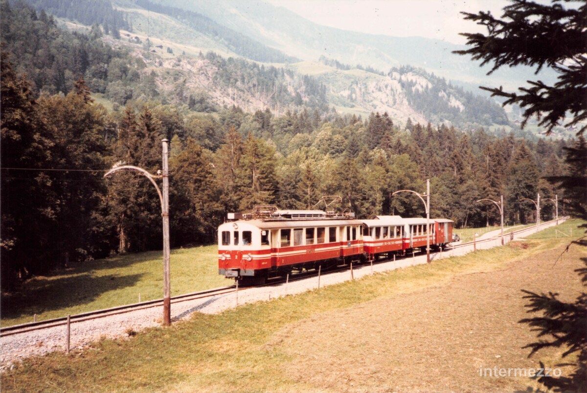 Ansichtskarten: Bahn // ASD Aigle - Sépey - Diablerets AOMC chemin de fer – Gebraucht aus Basel von intermezzo12
