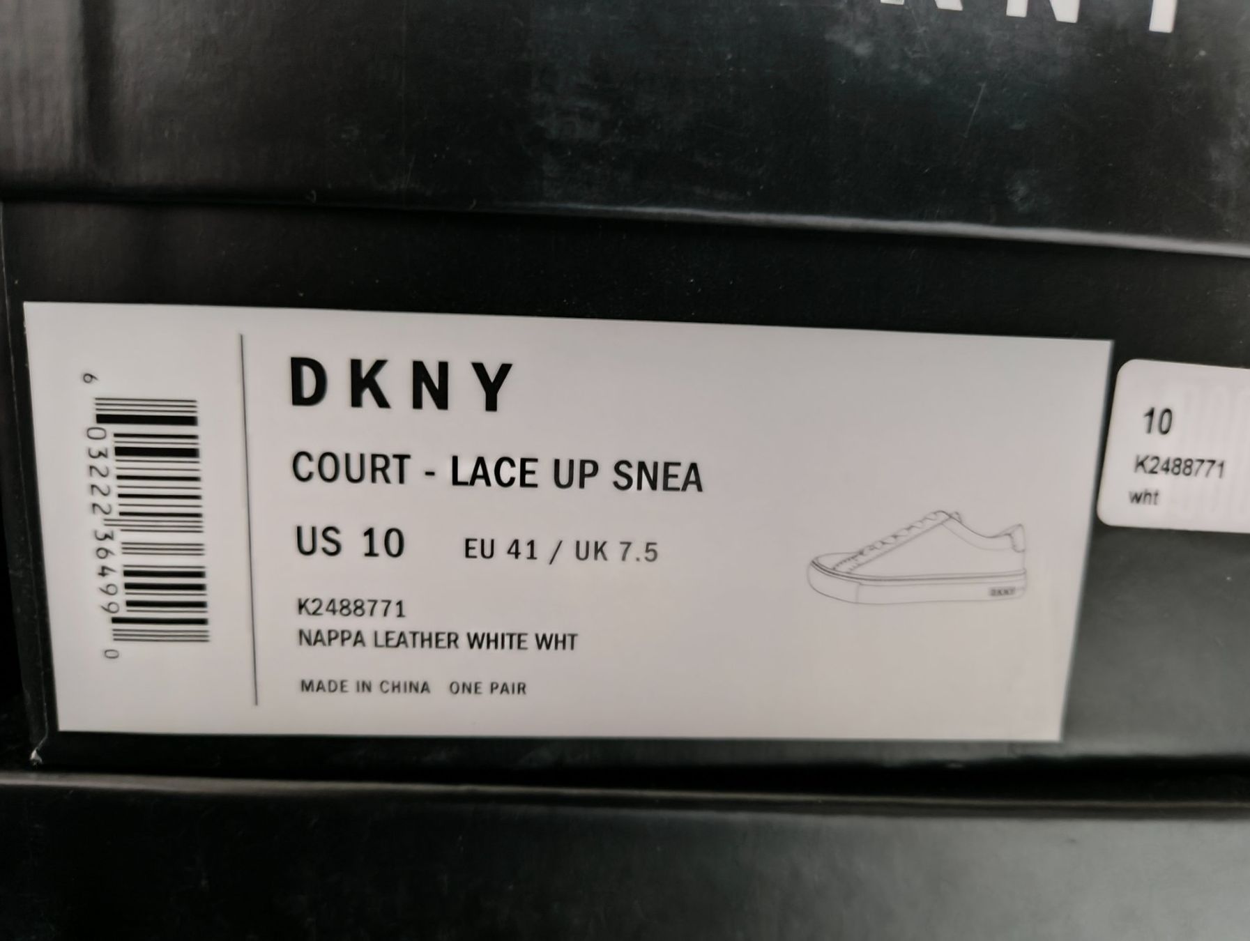 DKNY Scarpe da donna: DKNY Sneaker, weiss, Gr. 41 – Nuovo e nell'imballaggio originale da Uitikon Waldegg venduto da PJLS1 4