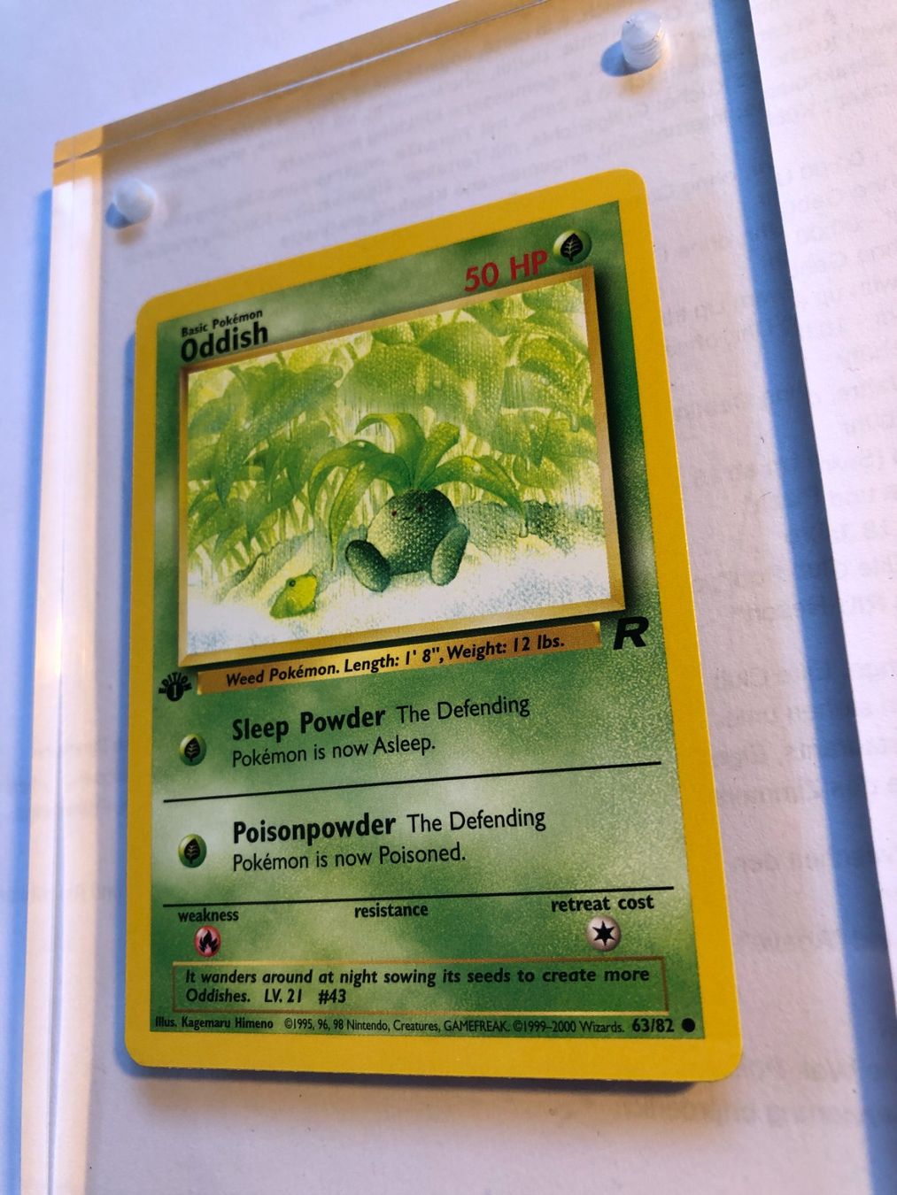 Cartes à collectionner: Oddish 1st Team Rocket - MINT - ab 1.- – D'occasion à Giubiasco par dan_pr8b 2