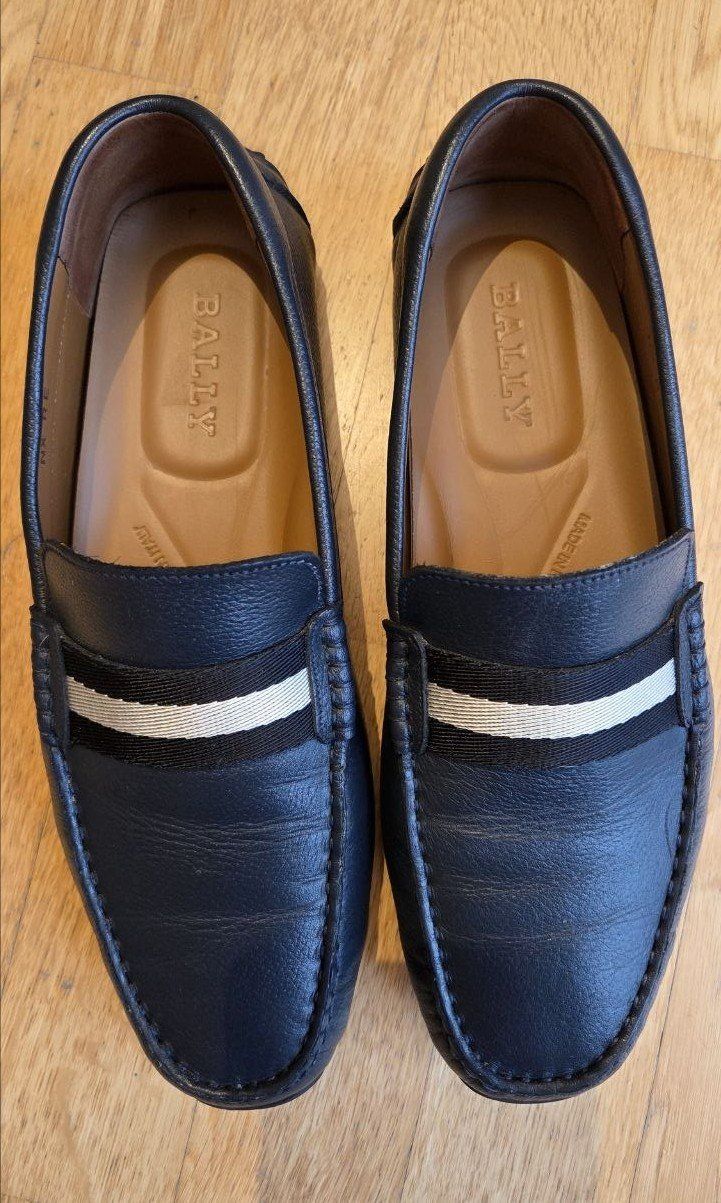 Bally Scarpe da uomo: Bally Loafer blau mit Dekor – Usato da Risch venduto da wys_2tkx