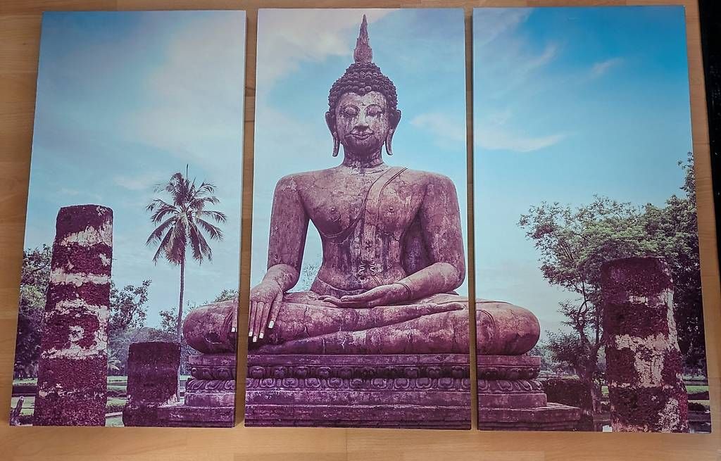 Foto & Immagini: Buddha Bild 3-teilig – Usato da Worblaufen venduto da craziijH__