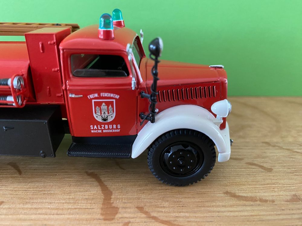 Schuco 03073 Opel Blitz S 3t Pompiers Salzbourg Autriche - 1/43 - Neuf Boîte