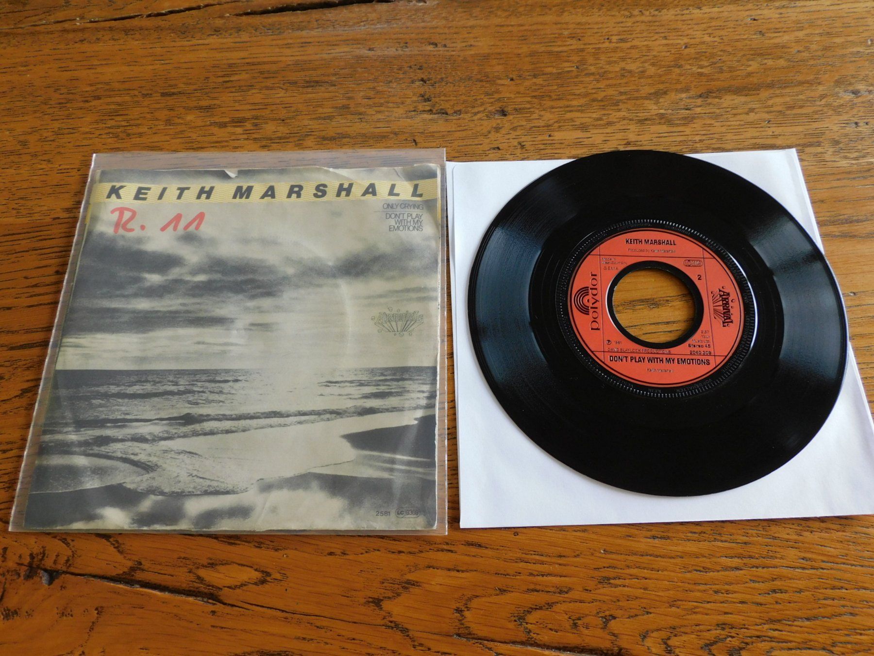 Dischi in vinile: Keith Marshall – Only Crying – Usato da Emmenbrücke venduto da lamorak 2