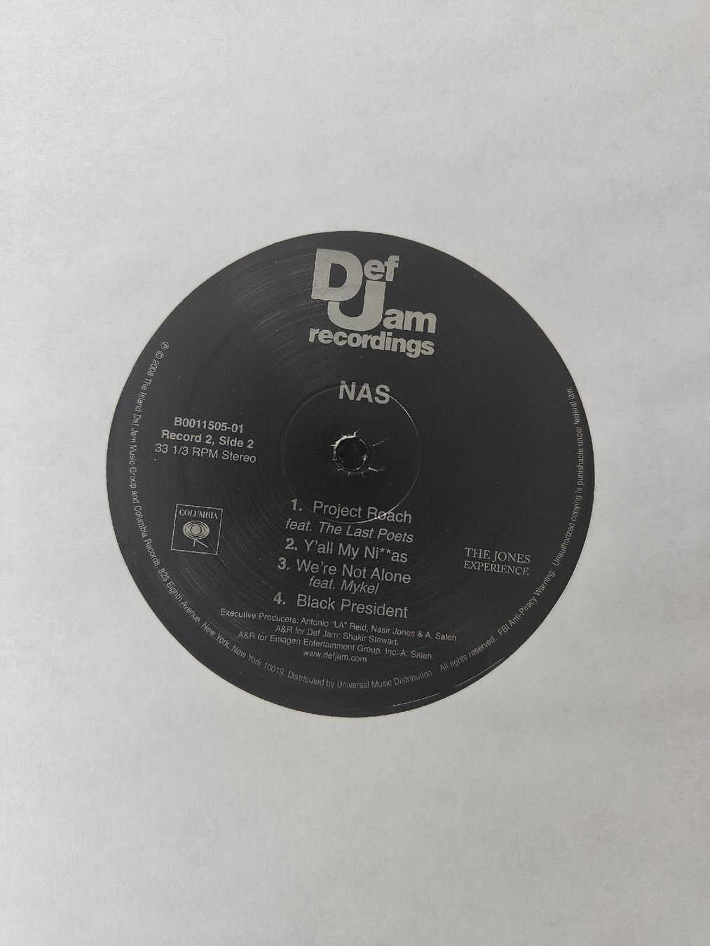 Dischi in vinile: Nas - Untitled Album 2008 First Press – Nuovo (secondo la descrizione) da Küssnacht am Rigi venduto da StokedPhilip 3