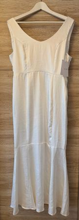 VILA Sommer Kleid, neu mit Etikett, Gr. 42, Elfenbein!