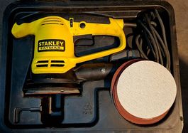 Stanley Fatmax Exzenterschleifer mit Koffer und Scheiben