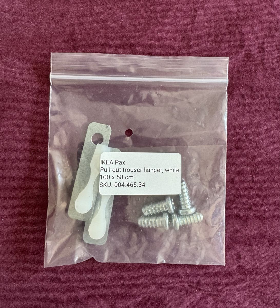 Ikea Armadi: IKEA pull-out trousers hanger PAX white – Usato da Luzern venduto da ric_x8ls 3