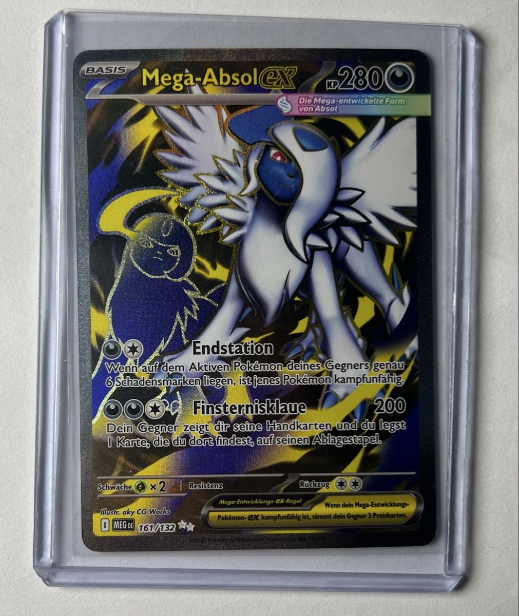 Pokémon Sammelbilder & Trading cards: Pokémon Mega-Entwicklung| Mega Abosl EX | Deutsch – Gebraucht aus Appenzell von RMBricks