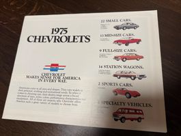 1975 CHEVROLET PROSPEKT MIT ALLEN MODELLEN ORIGINAL