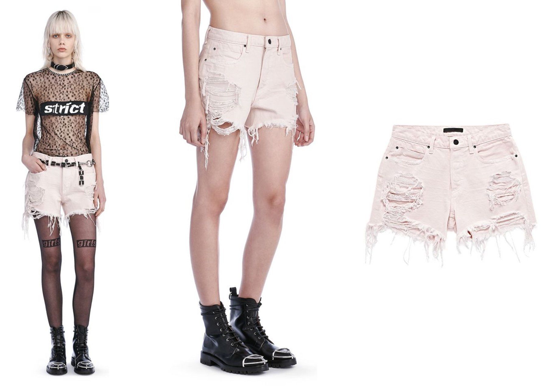 Alexander Wang Jeans: Orig. ALEXANDER WANG Distressed Shorts Gr. 36 – Usato da Tuggen venduto da vivira 4