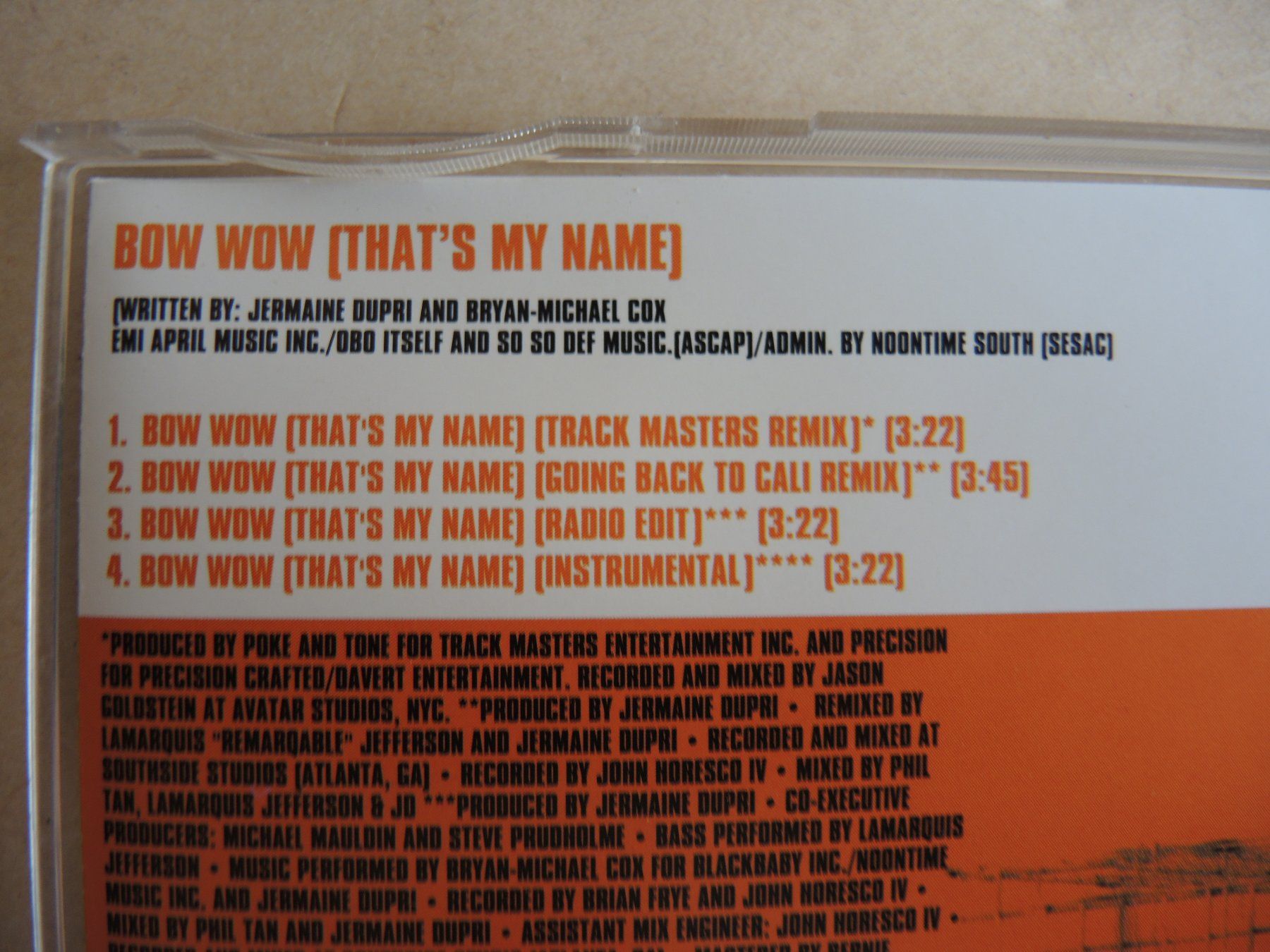 CD: Lil - Bow Wow -  CD  Single - Hip Hop – Usato da Rorschach venduto da Pop-upBrocki 2