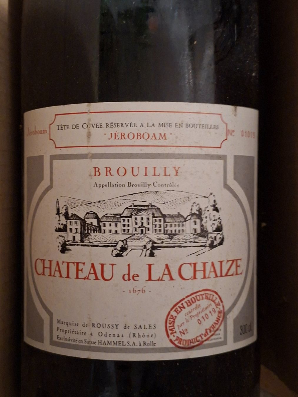 Wein: Jeroboam 1984 Brouilly Château de La Chaize – Neu (gemäss Beschreibung) aus Walliswil b.Wangen von ern_b96j 1