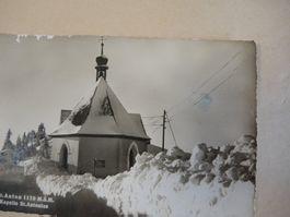 Ansichtskarte St. Anton Kapelle St. Antonius Oberegg Schnee
