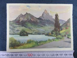 LAUERZERSEE SZ AK KÜNSTLER AK 1956