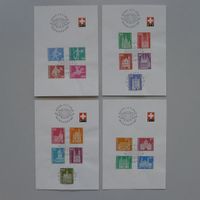 1960 PTT Bögli Nr.355-372, mit Ersttags-Stempel, Kat: 600.-+