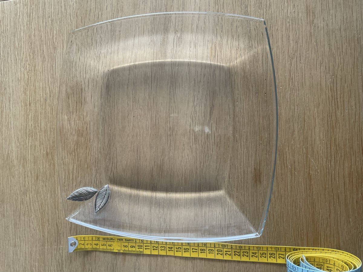 Piatti: Teller aus Glas und Silber – Usato da Horw venduto da Spi8992 1
