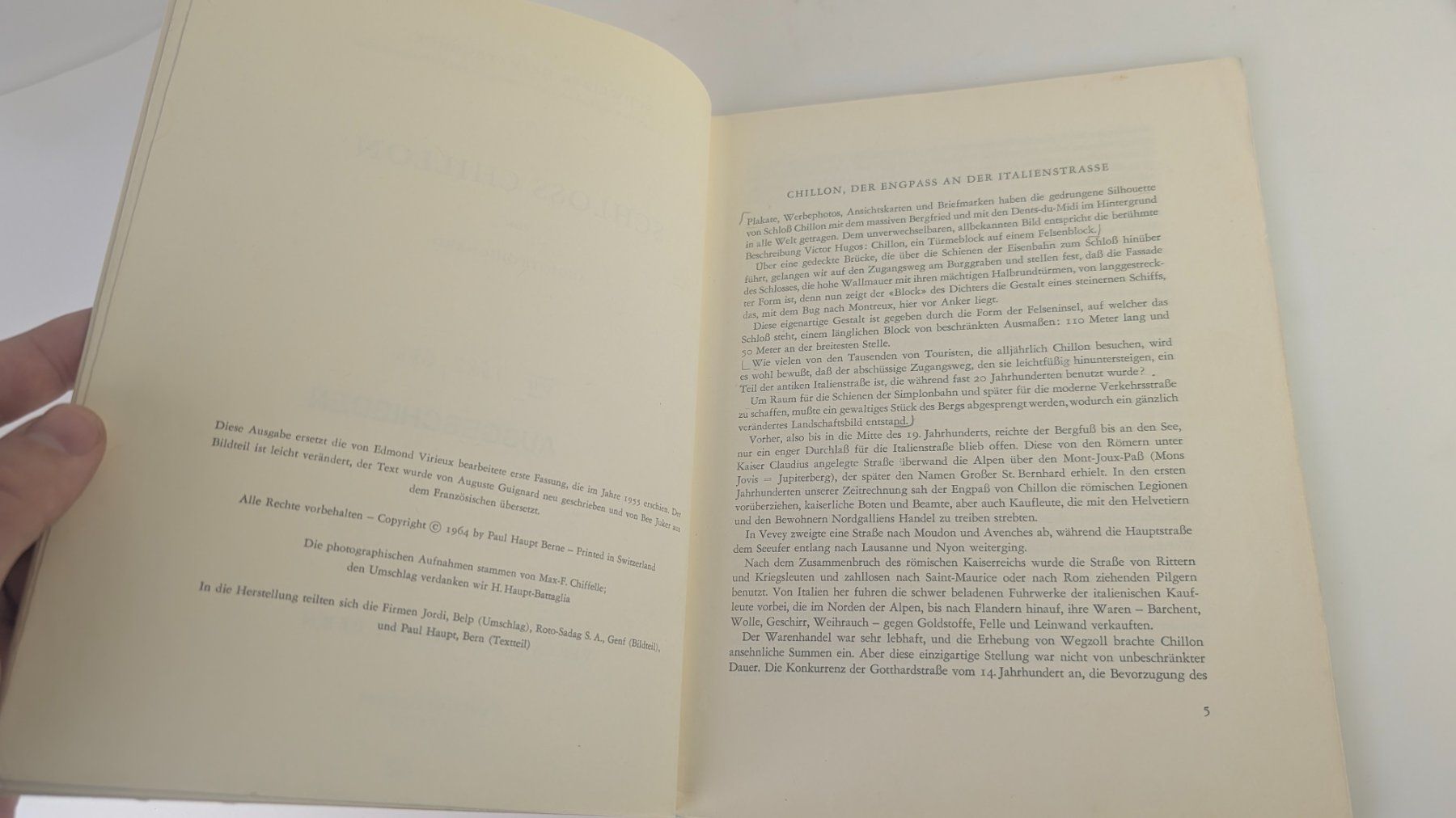 Libri: Schweizer Heimatbücher: Schloss Chillon 1964 – Usato da Zürich venduto da axolottchen 4