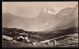 Fotografie Wetterhorn, Senner auf der Al