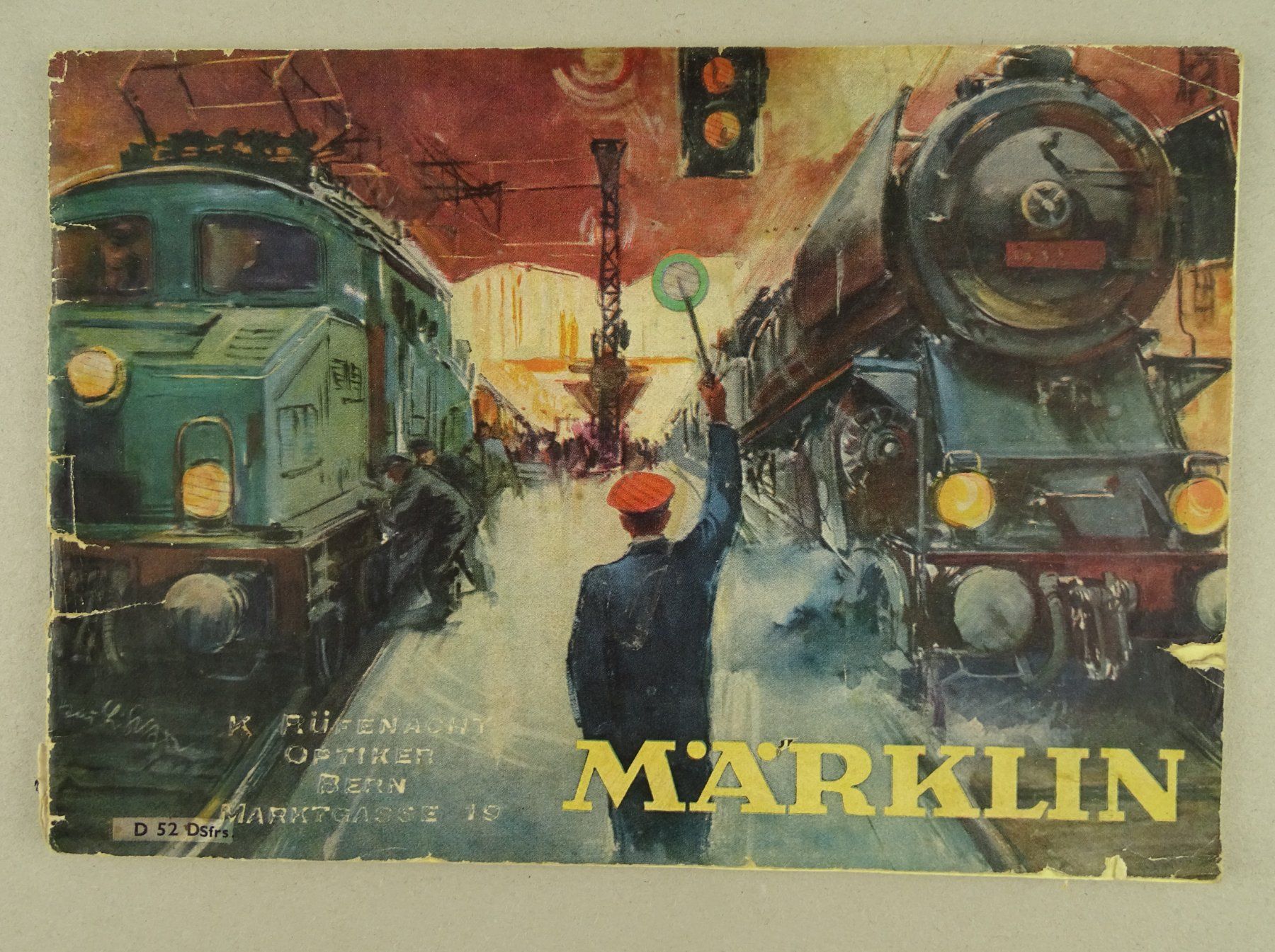Märklin Modellini di ferrovie: MÄRKLIN KATALOG 1952 – Usato da Grüningen venduto da Kartensammler