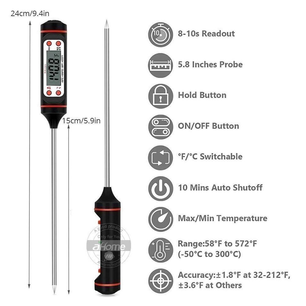 Altro per la casa: Digital Thermometer Fleisch Grill Milch Küche Baby – Nuovo e nell'imballaggio originale da Chiasso venduto da online.shop 2