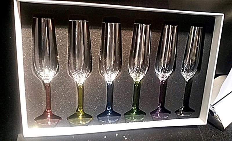 Bicchieri: Sektgläser "Rainbow" Set 6 Stk Sektglas – Nuovo e nell'imballaggio originale da Wettingen venduto da kochshop 3