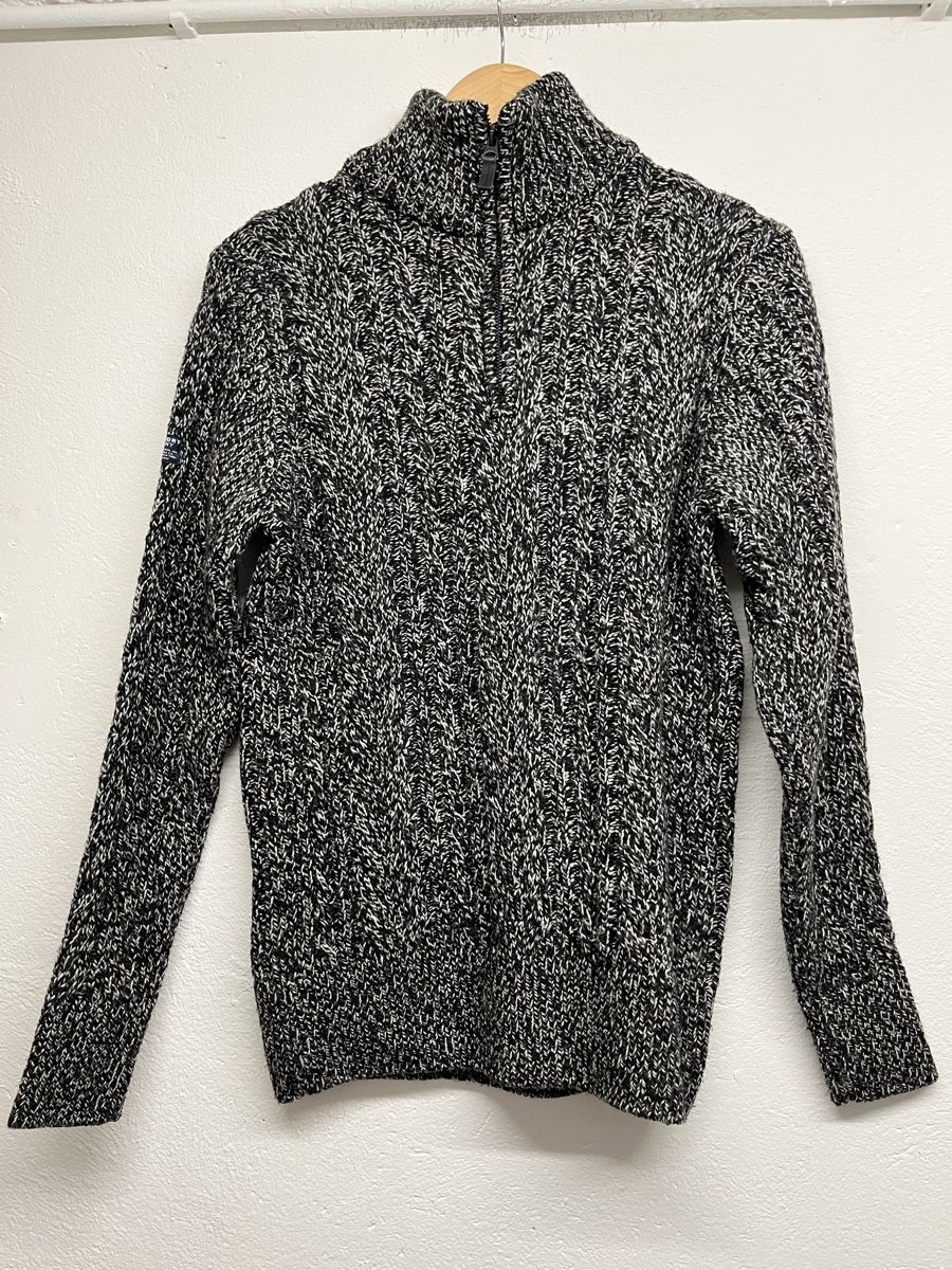 Superdry Maglioni & Felpe: Superdry Mens Chunky Knit Zip Sweater - Size Medium – Usato da Lausanne venduto da Danash