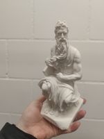 Michelangelo Moses Statue - Made in Italy - Alabaster-Staub?
