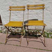 2 Gartenstühle Jugendstil
