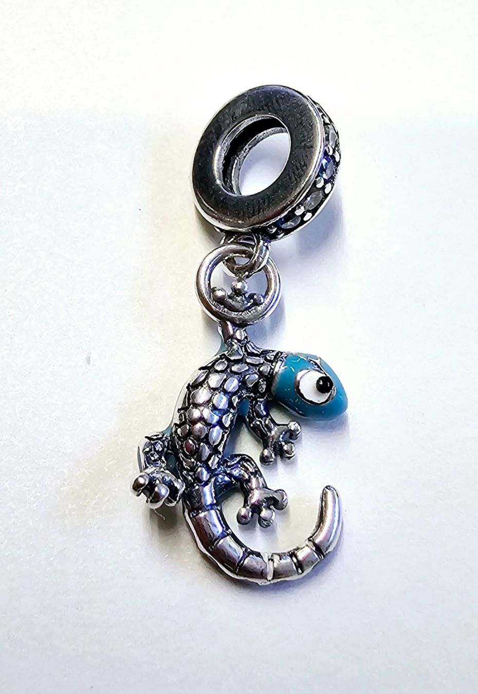 Ciondoli: Neu! Silber Gecko Charm Anhänger – Nuovo e nell'imballaggio originale da Füllinsdorf venduto da Sunnebliemli7 1