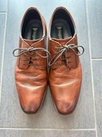 Herren Schuhe Leder braun Grösse 42 bugatti, Originalkarton