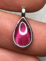 pinker Turmalin Anhänger Silber 925