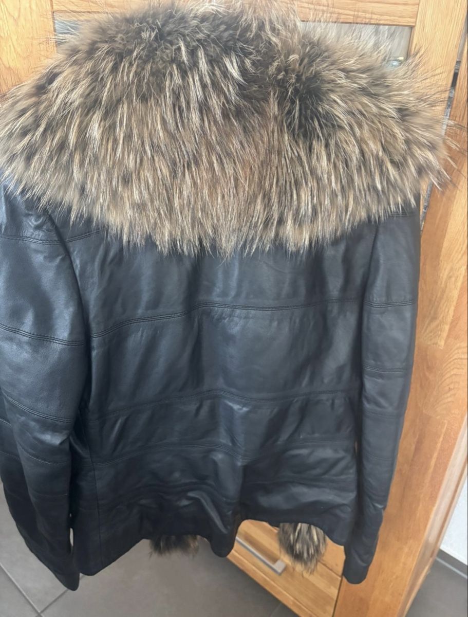 Jacken: Hirsch Lederjacke mit Pelz – Gebraucht aus Zug von Deks 5