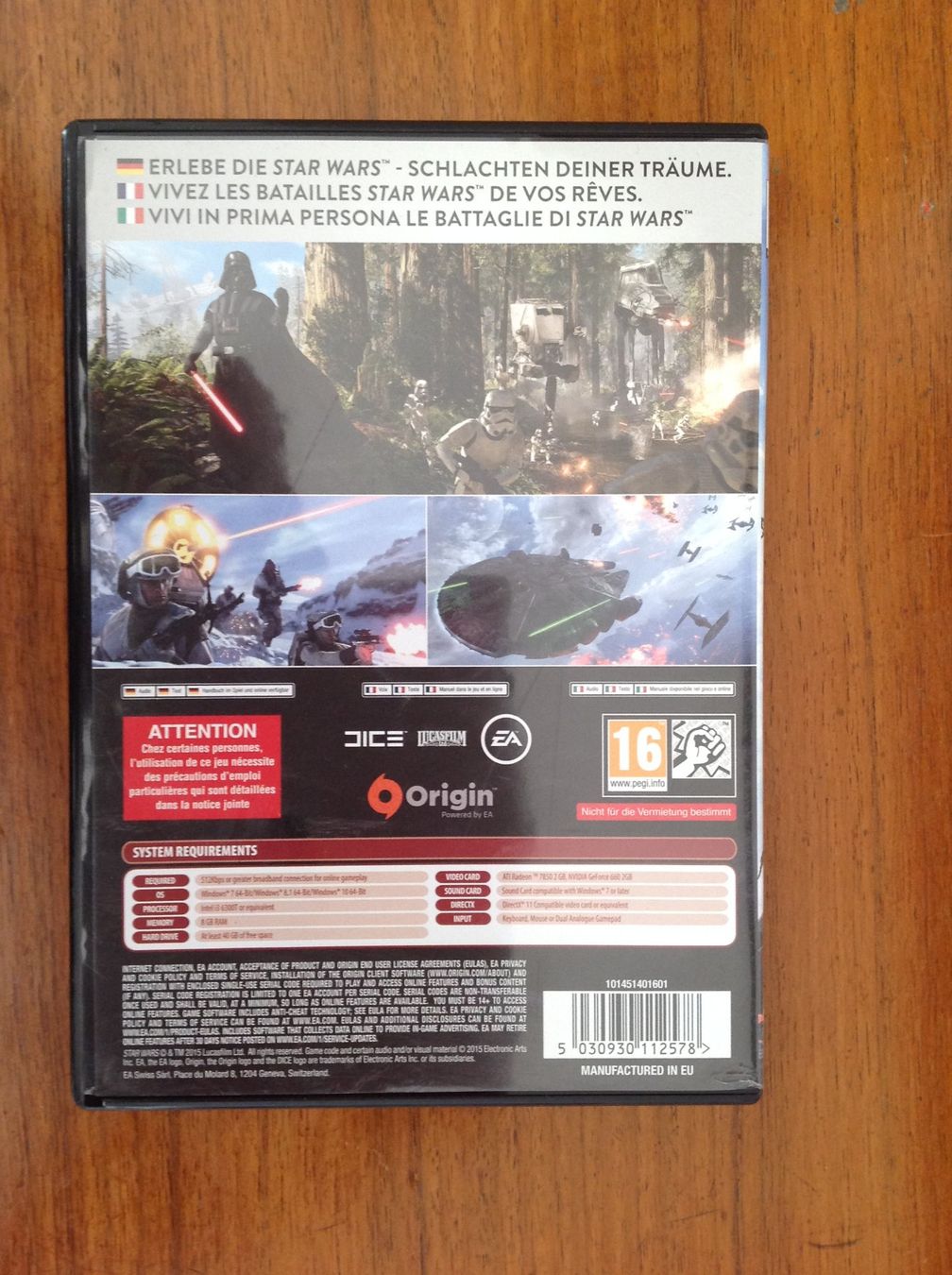 Spiele: game PC -Star Wars - battlefront – Gebraucht aus Vuiteboeuf von broticaire 2