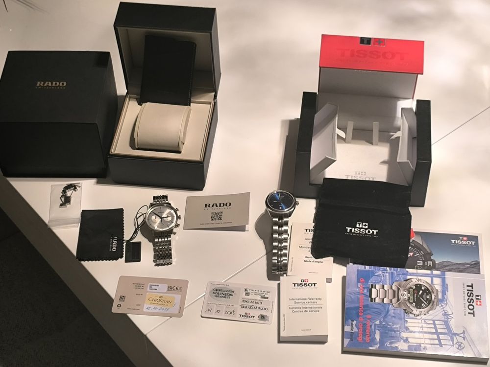 RADO Coupole Classic XL NTC Chronograph und Tissot PRC 100 3