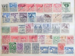ÖSTERREICH: Gestempelte Marken bis 1962, 2 Fotos