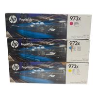 3x HP 973X Original PageWide Druckerpatronen –Neu & Original