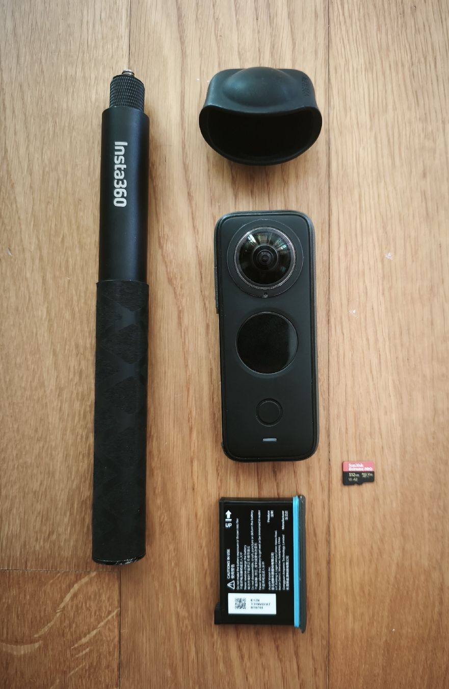 Insta360 Action Cam: Insta360 ONE X2 Action Camera Kit mit Zubehör – Neu (gemäss Beschreibung) aus Rothrist von Zal_m27z