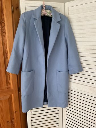 Damen Mantel Zara hellblau Grösse XS neuwertig
