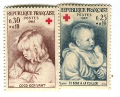 Briefmarken "Rotes Kreuz". Frankreich