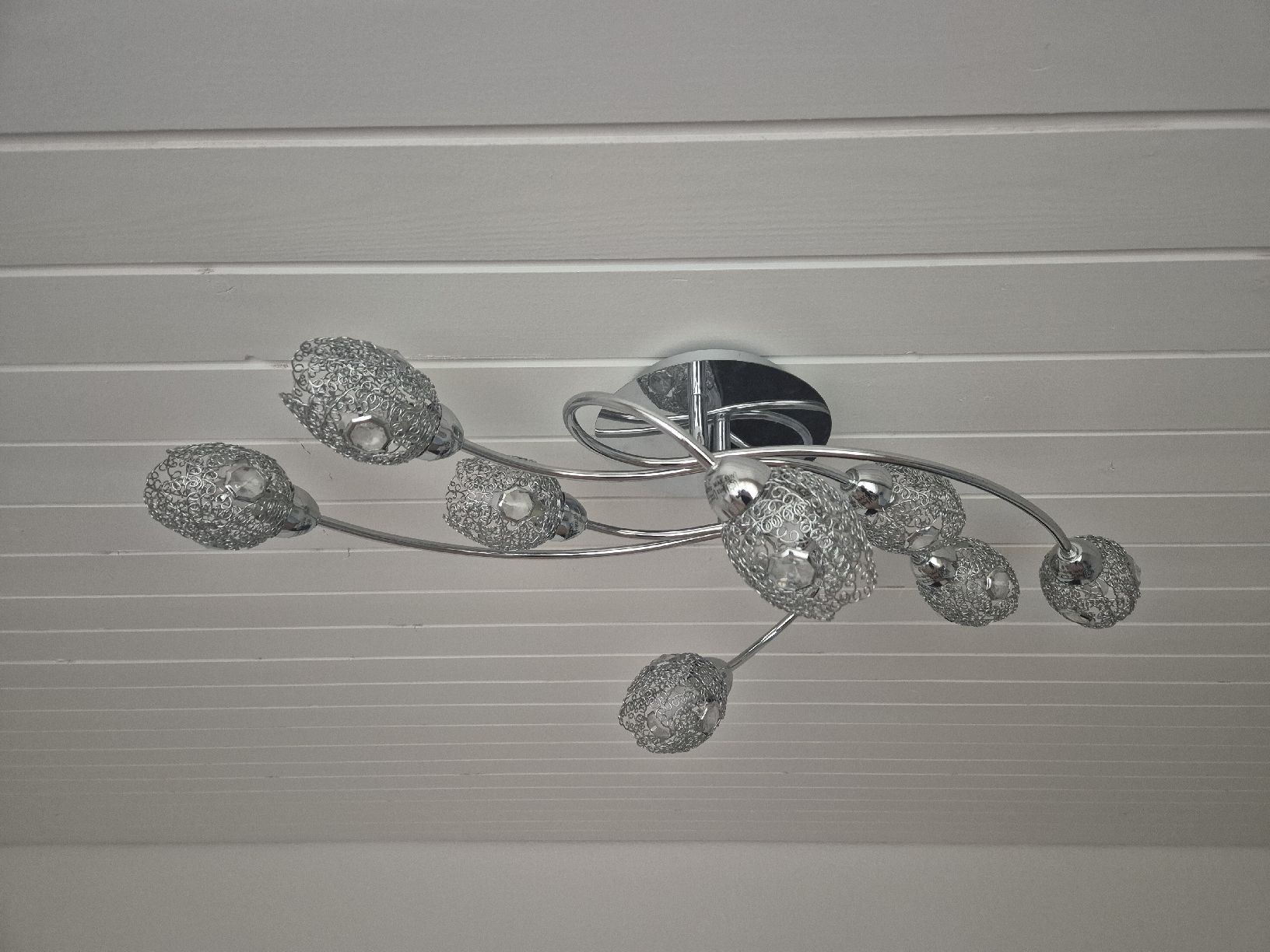 Lustres & lampes de plafonds: Moderne Deckenlampe Silber – D'occasion à Neftenbach par pnp_p22x