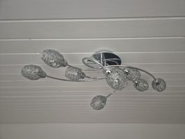 Moderne Deckenlampe Silber