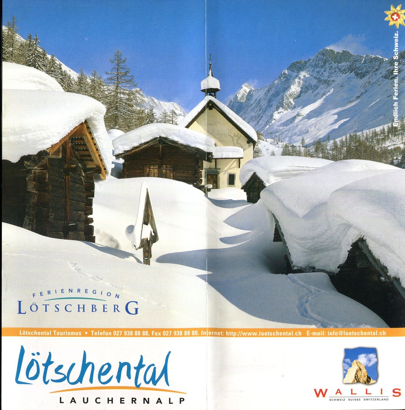 Documenti: Lötschental, Faltprospekt – Usato da Aarau venduto da Elmaar41 1