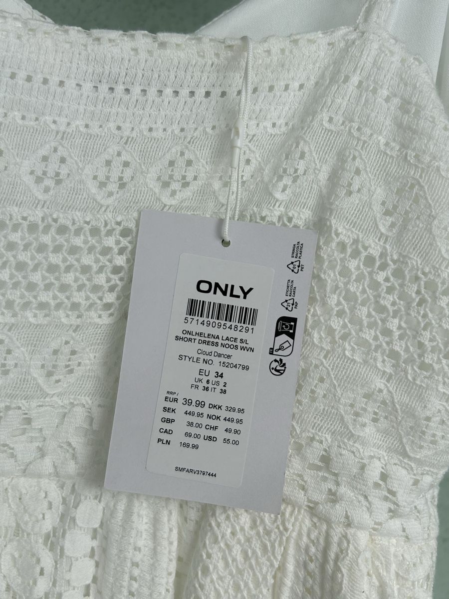 Only Vestiti: NEU: Sommerkleid ONLY Gr. 34 – Nuovo e nell'imballaggio originale da Hunzenschwil venduto da happy07201 4