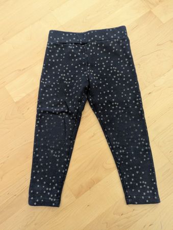Mädchen Leggings Sterne Dunkelblau Grösse 98 guter Zustand