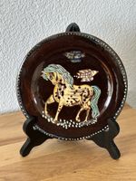 Vintage Keramik Teller Steffisburg Pferdemotiv D 17cm