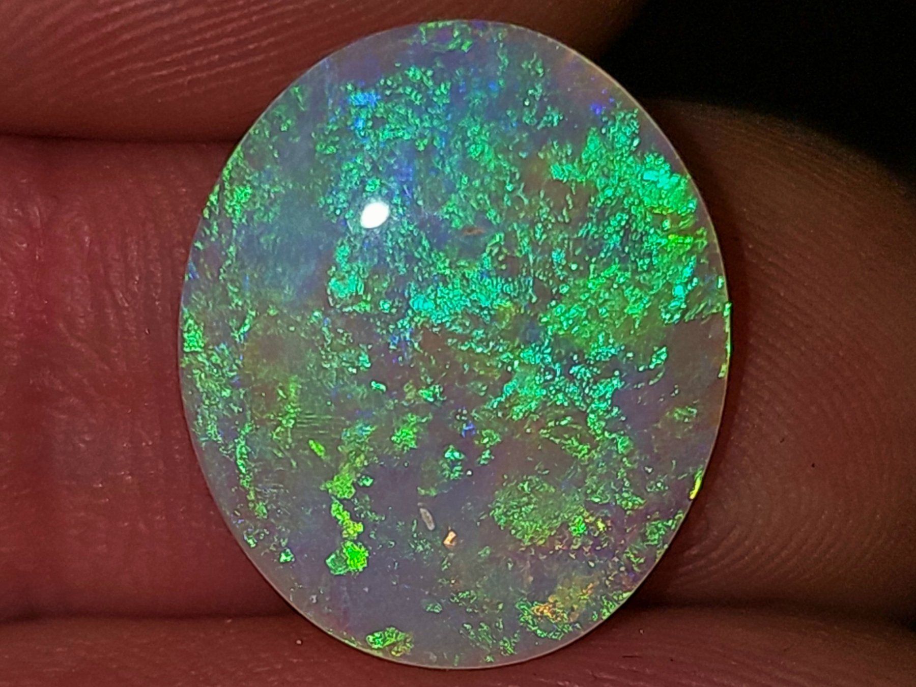 Pietre preziose: 5.5ct Australischer Flashfire Kristall Opal – Nuovo e nell'imballaggio originale da Uerkheim venduto da Winwinner 5